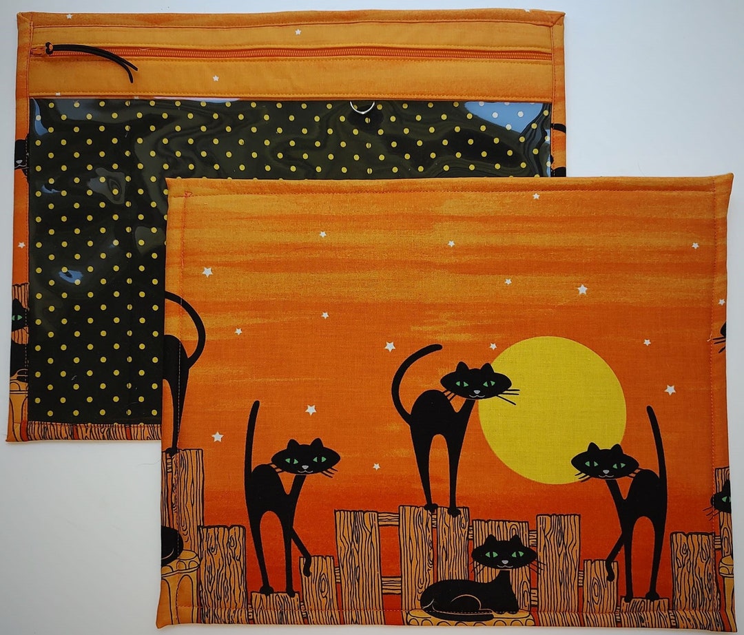 Cross Stitch Project Bag With Vinyl Frontproject Bag for Etsy