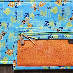 Cross Stitch Project Bag - Vinyl Front Project Bag - Embroidery Project Bag - Needlework Project Bag - Sewing - Tapestry-Needle Point-Sewing