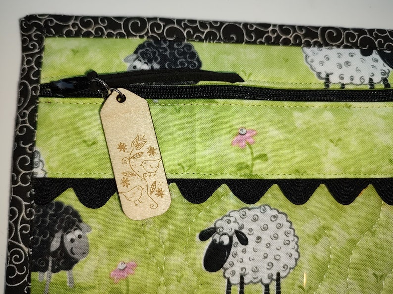 Cross Stitch Project Bag With Vinyl Front Project Bag for Etsy