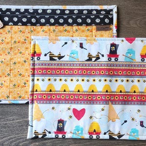 Cross Stitch Project Bag - Project Bag for Cross Stitch - Project bag organizer - Vinyl Front Cross Stitch Organization Bag - Sunflowers