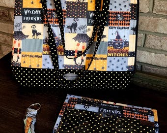 Bolsa para proyectos de marcos Q-Snap y Scroll - Bolsa para proyectos de punto de cruz - Bolsa para proyectos Q-Snap - Bolsa para proyectos de marcos Scroll. Halloween