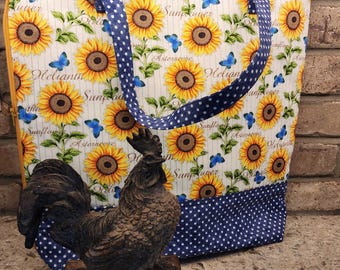 Bolsa para proyectos de marcos Q-Snap y Scroll - Bolsa para proyectos de punto de cruz - Bolsa para proyectos Q-Snap - Bolsa para proyectos de marcos Scroll. Abejas con margaritas