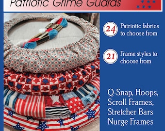 Cross Stitch Grime Guard- Fabric Protector for Scroll Frames -Q Snaps-Nurge- Hoops-Embroidery Grime Guard-Needlework Grime Guard-NeedlePoint