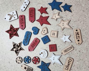 Patriotic embelishments