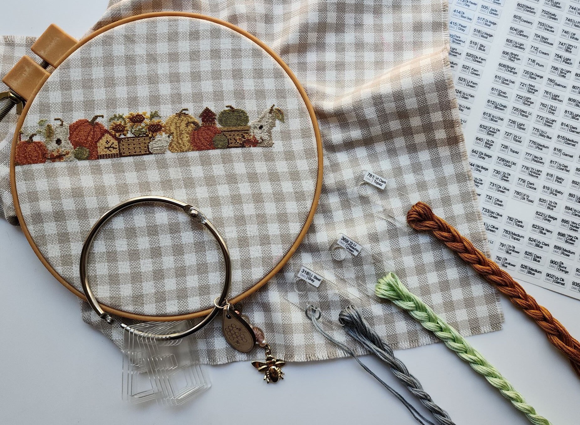 Floss Drop Thread Organizer Mini - Floss Thread Drops - Small - Etsy