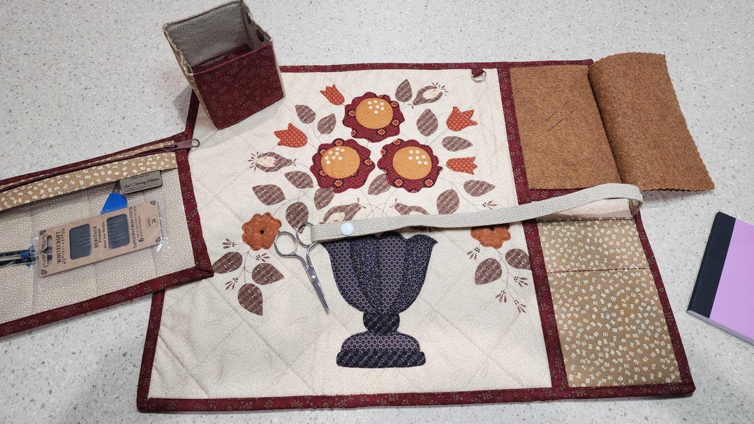 Table Mat Stitching Mathod Cross Stitch Retreat Mat for Stitchers-retreat Mat With Accessory Bag ...