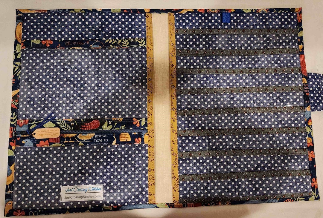 Cross Stitch Folderneedlework Storage Bagcross Stitch Travelers Case