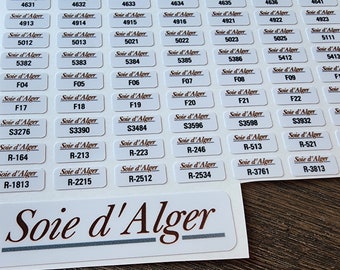 Etiquetas de hilo dental Soie d' Alger
