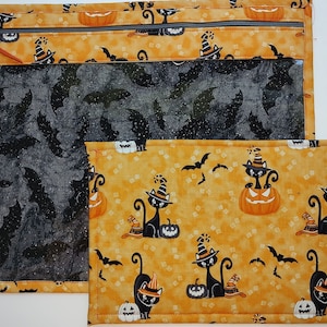 Cross Stitch Project Bag with vinyl front - Project Bag for Cross Stitch-bag organizer-Embroidery-Sewing-Needlepoint- Halloween