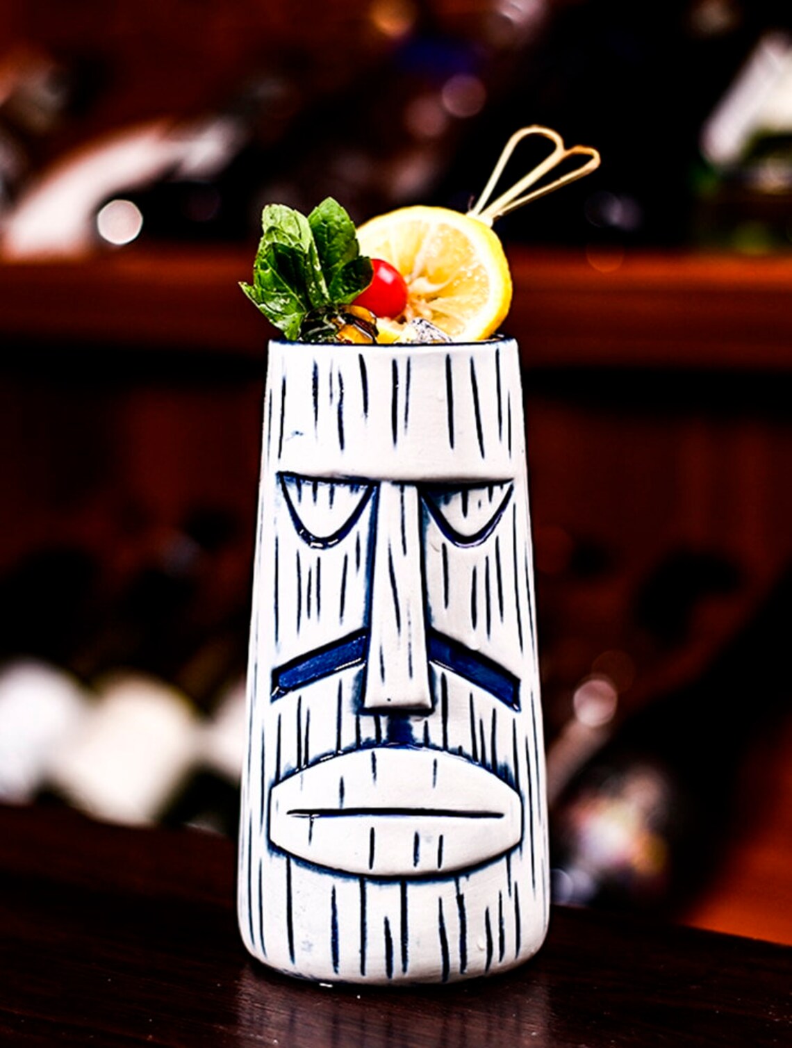 Hawaii Tiki Mug Ceramic Tiki Mug Tiki Cup Cocktail Cup Etsy