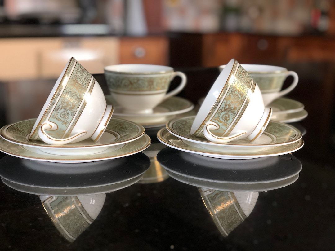 Vintage Royal Doulton English Renaissance China Tea Trios X4 Etsy