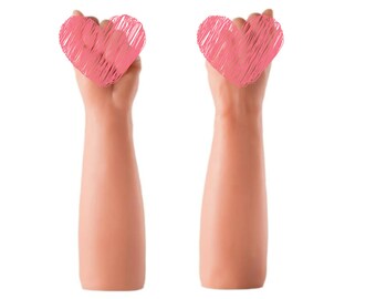 Fisting Dildo Arm Sex Toy Closed Fist 12 Inches Realistic