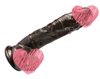 Black Dildo Sex Toy Big 9 Inch Realistic Suction Cup Large Penis Dong Adult Real Feel