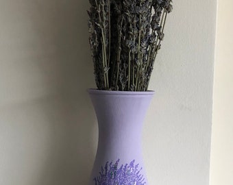 Lavender Vase, Lavender Home Decor ,Mothers Day Gifts , new home gift. Rustic ,Farmhouse