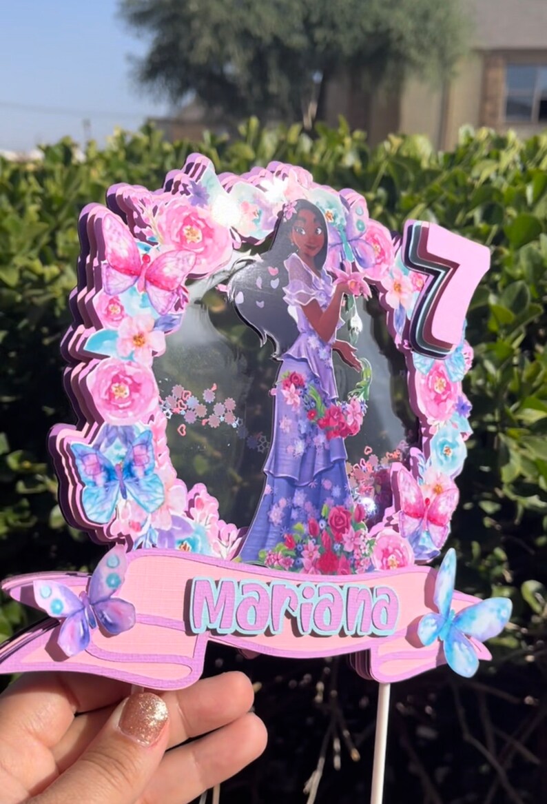 Isabella Encanto Inspired Cake Topper Party Decoration Smash Etsy