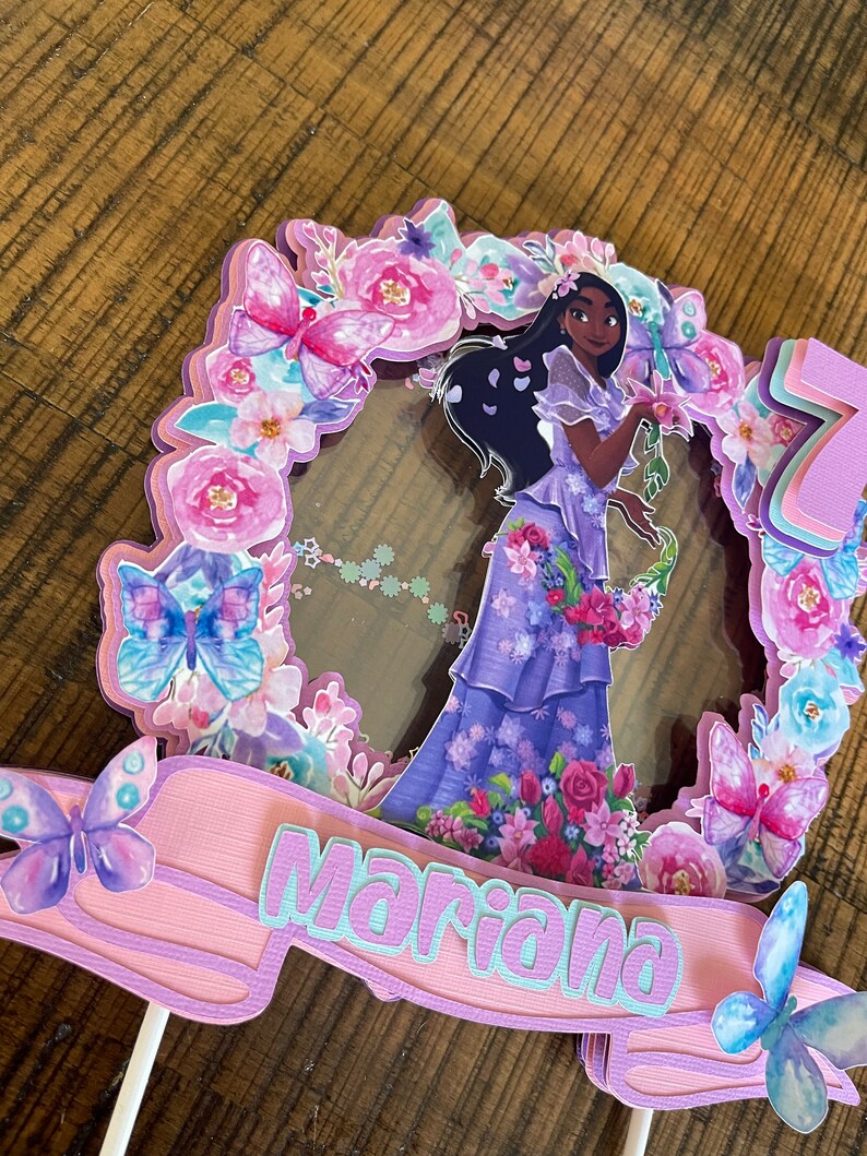 Isabella Encanto Inspired Cake Topper Party Decoration Smash Etsy