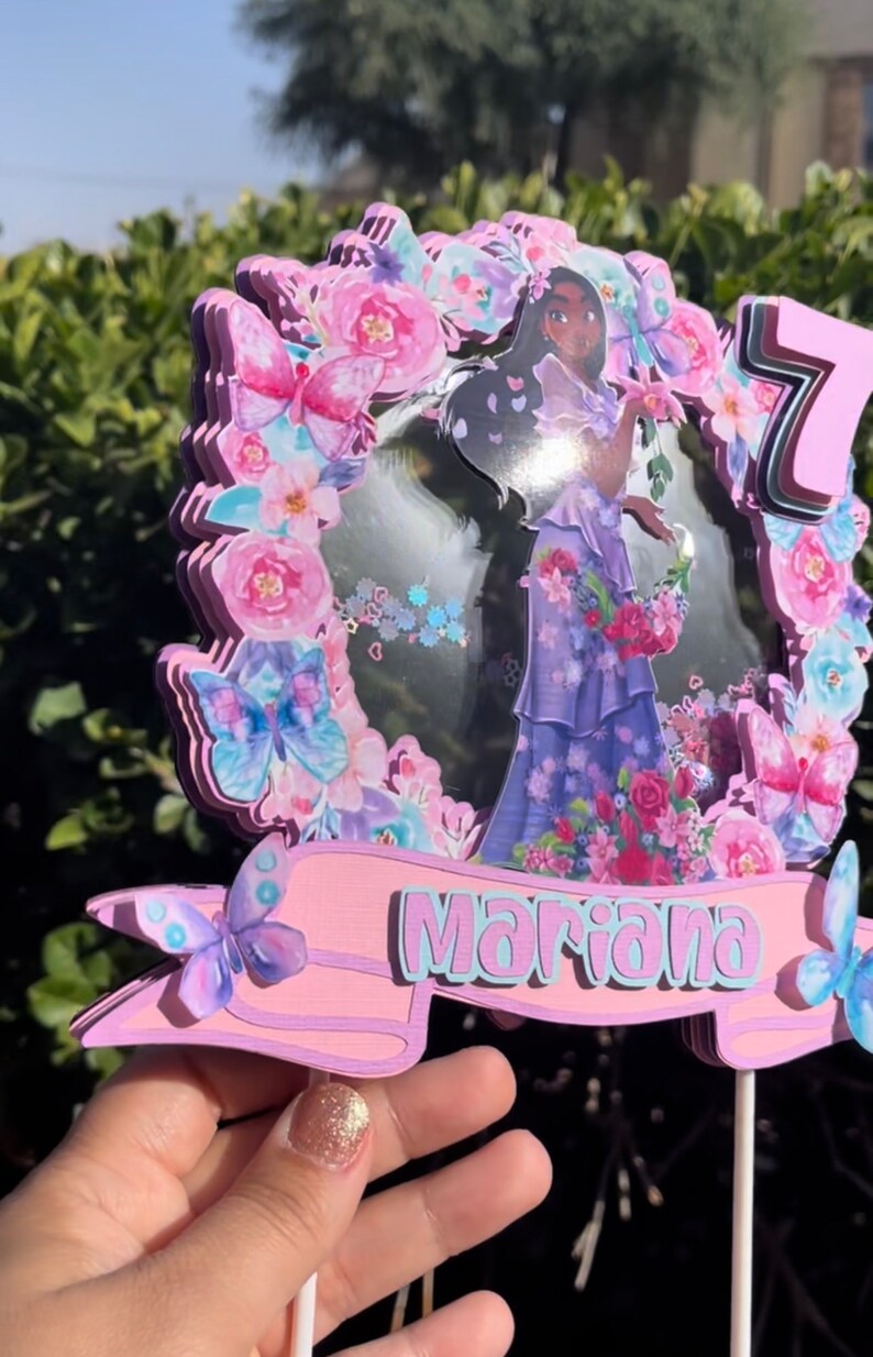Isabella Encanto Inspired Cake Topper Party Decoration Smash Etsy