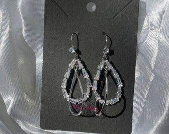 Silver Teardrop Earring