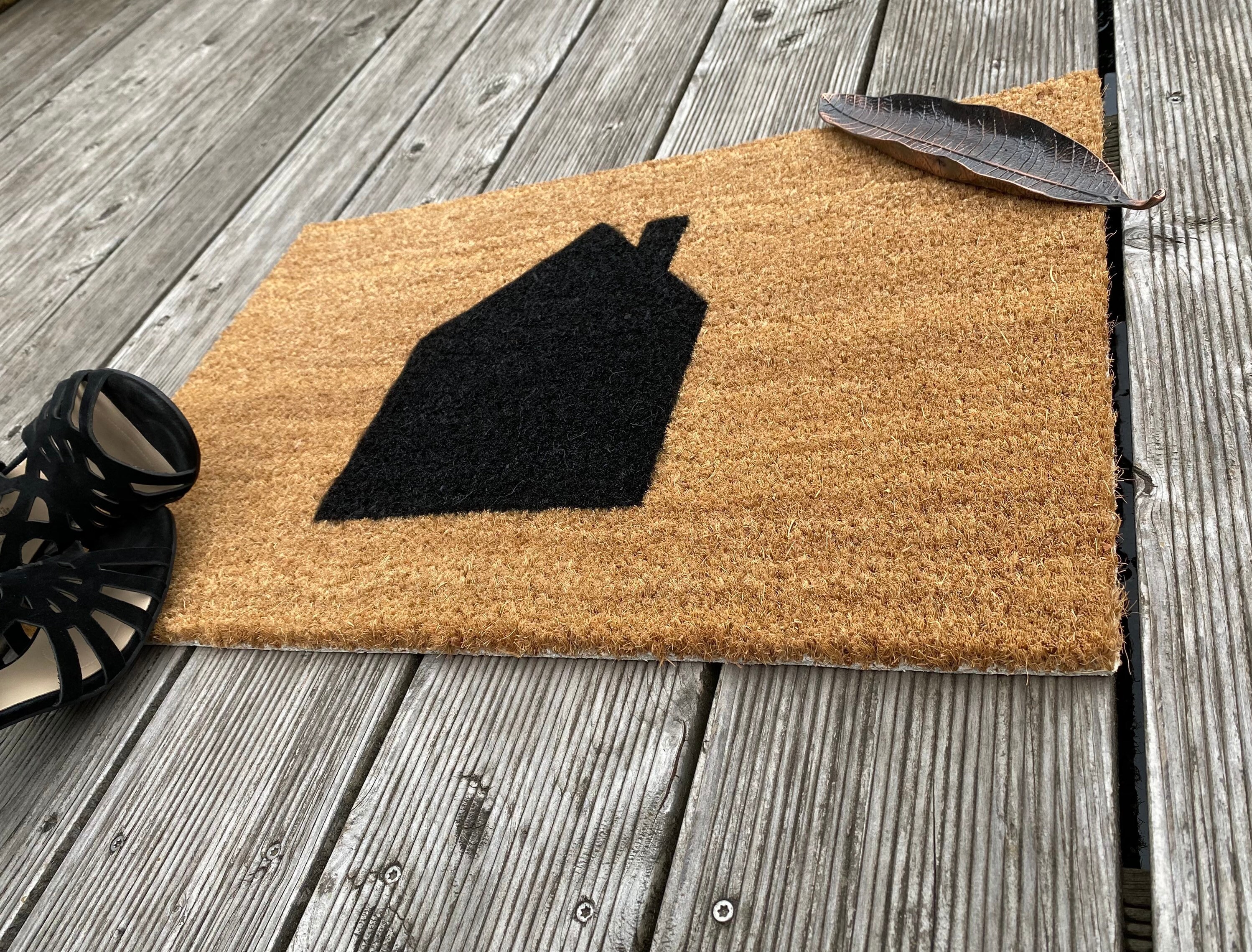 Doormat House Coconut 60x40 Hand Painted Etsy UK
