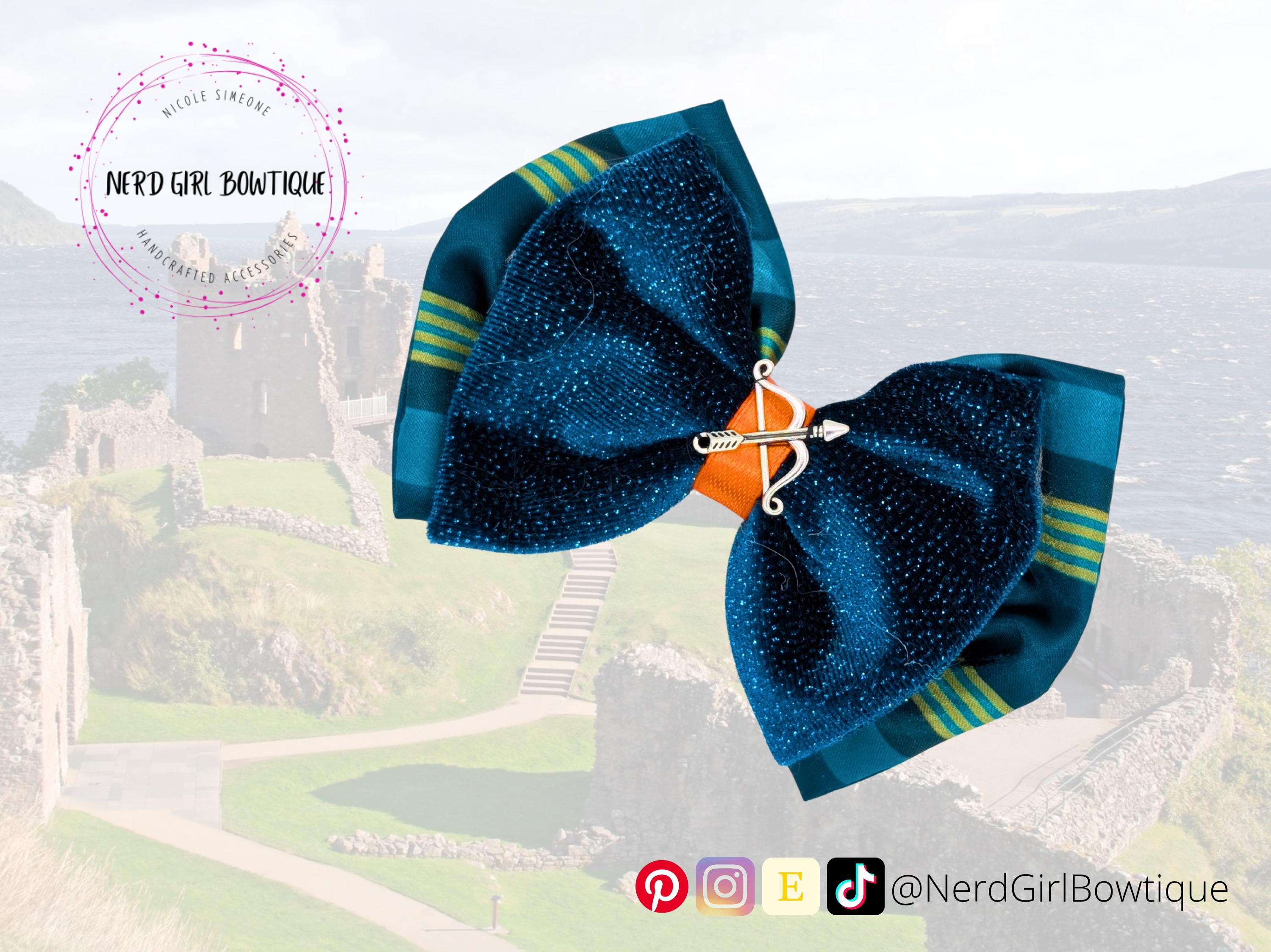 Disney Brave Merida Inspired Bow Merida Brave Inspired Cheer Bow - Etsy main image 2