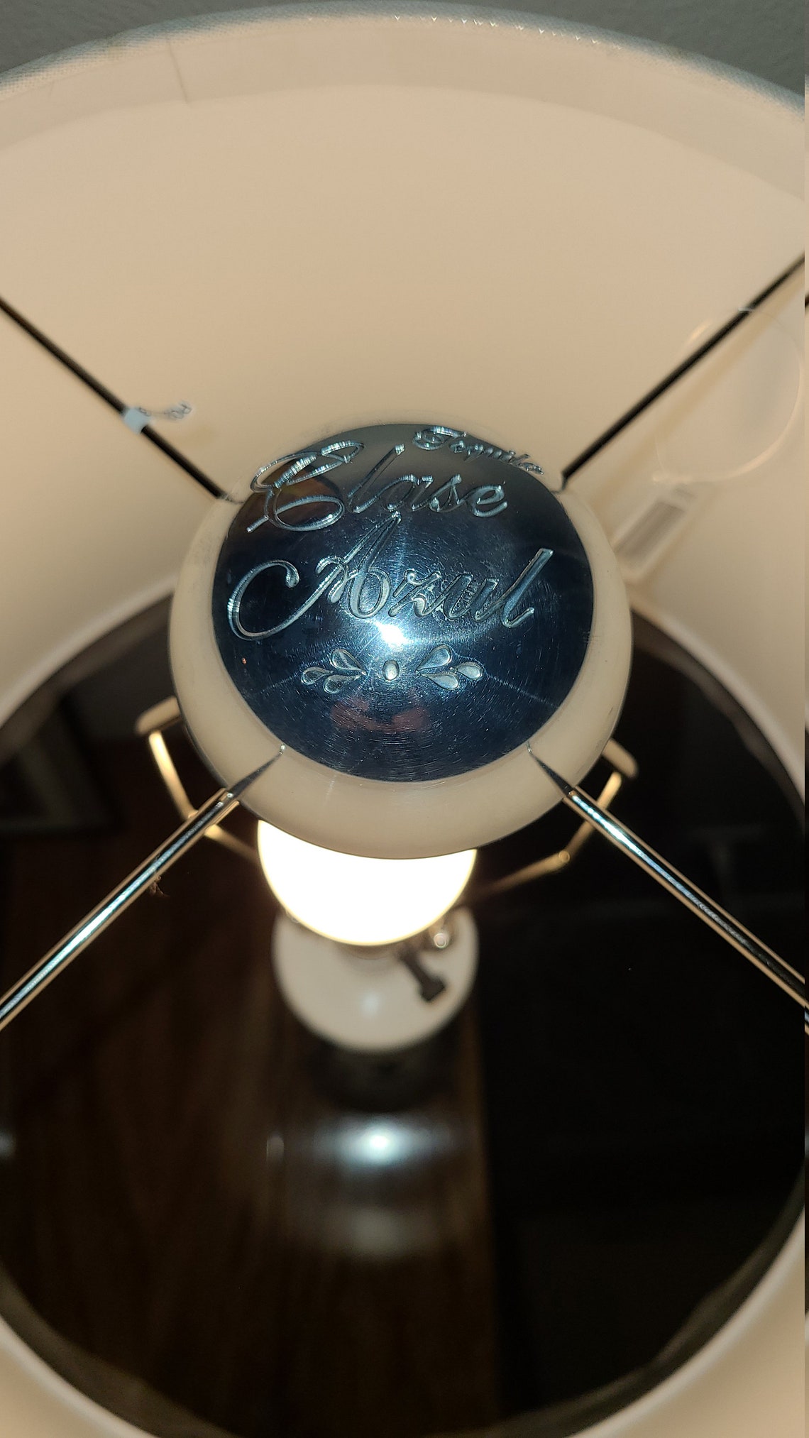 Tequila Clase Azul Reposado Lamp Handmade Bell Finial Etsy