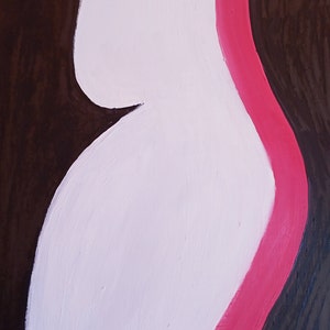 Grace of Lines | Abstract Painting | Modern Minimalist Wall Art | Unique Home Decor | Handmade Gift for Her