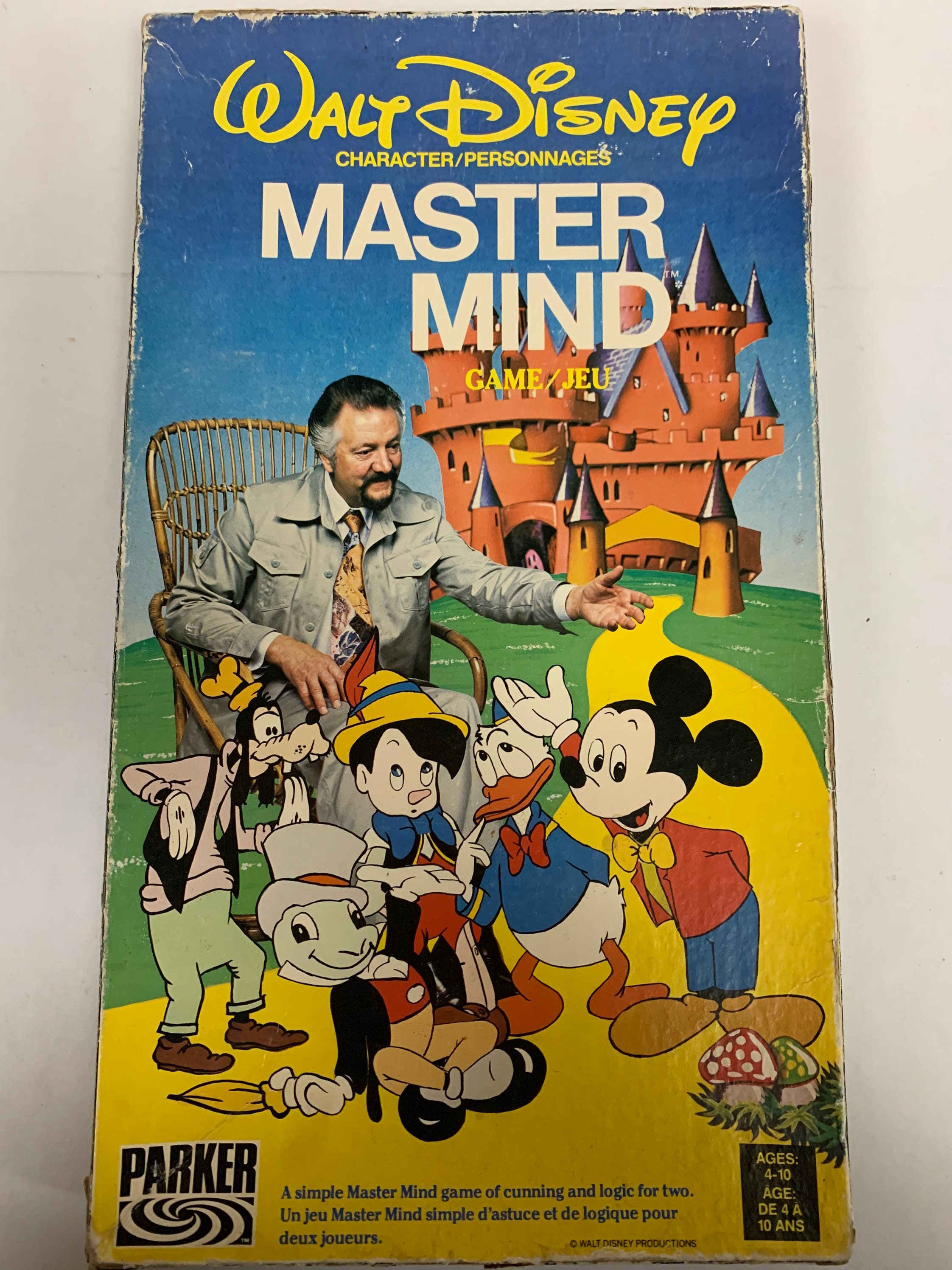 Vintage 1973 Walt Disney Mastermind Game Complete in Box Etsy