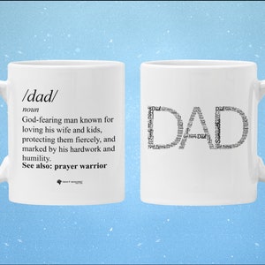 Dad Personalized Mug | Christian Dad | Father&#39;s Day Gift | Personalized | Personalized Gift | Christian Gift For Men | Christian Mug | Jesus