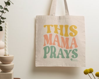 Denna mamma ber tygväska, kristen mammapresent