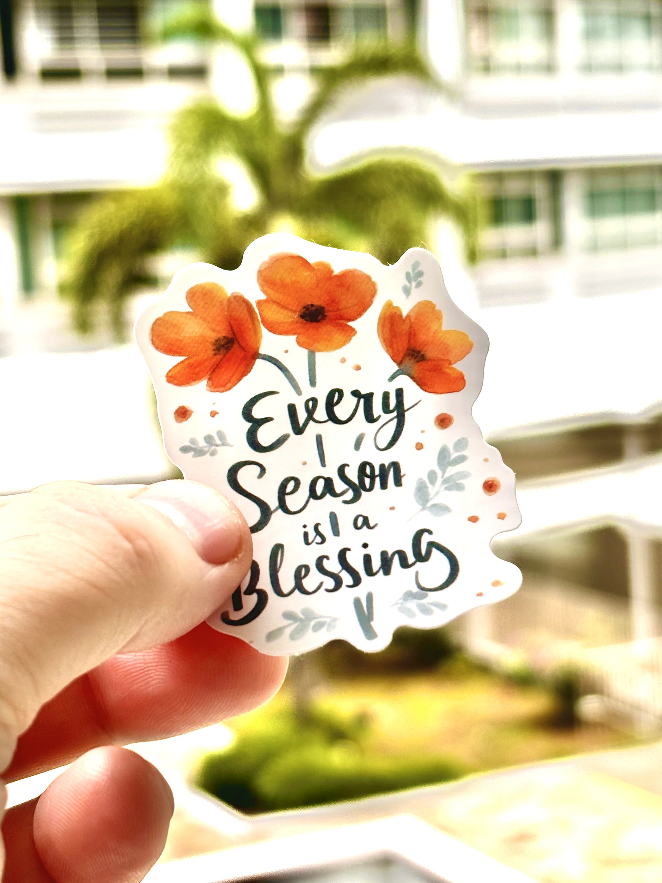 Retro Boho Bible Verse Stickers | Inspirational Christian Floral Vinyl ...