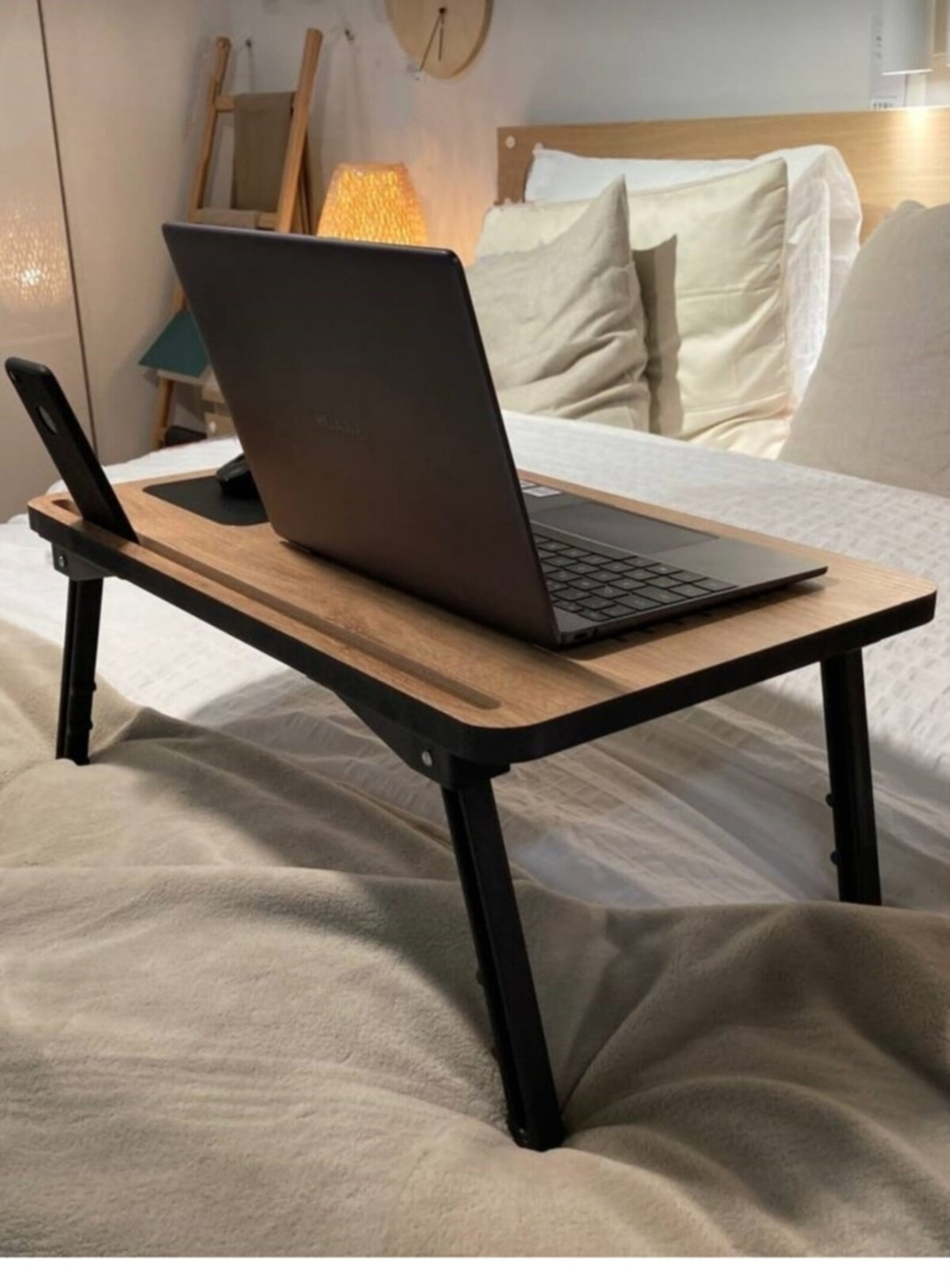 Laptop Stand Fold Away Bed Tray Cushioned laptop stand Real Etsy