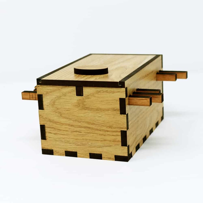 Pueblo Secret Lock Box Gift Idea Secret Compartment Puzzle Etsy