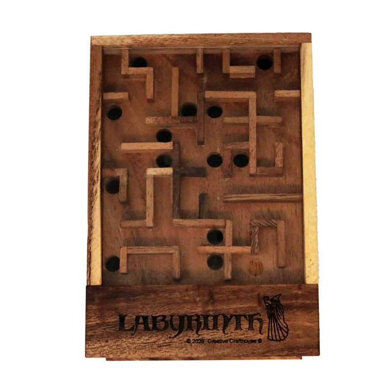 Labyrinth Puzzle Box Fun Maze Wooden Puzzle Box Secret Box Gift - Etsy