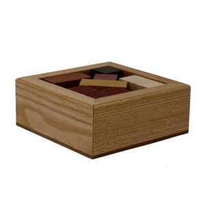 Super Box 2 by Constantin - Fun Packing Puzzle - Handmade wooden Brainteaser - Gift Idea for Puzzle Lovers