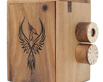 Overtime Puzzle Box II - Handmade Wooden Puzzle Box - Sequential Discovery Box