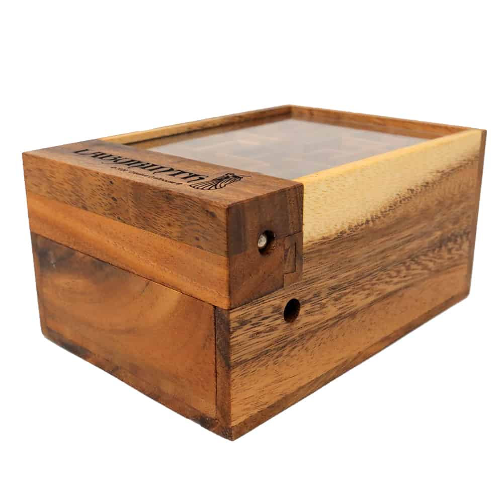Labyrinth Puzzle Box Fun Maze Wooden Puzzle Box Secret Box Gift Etsy