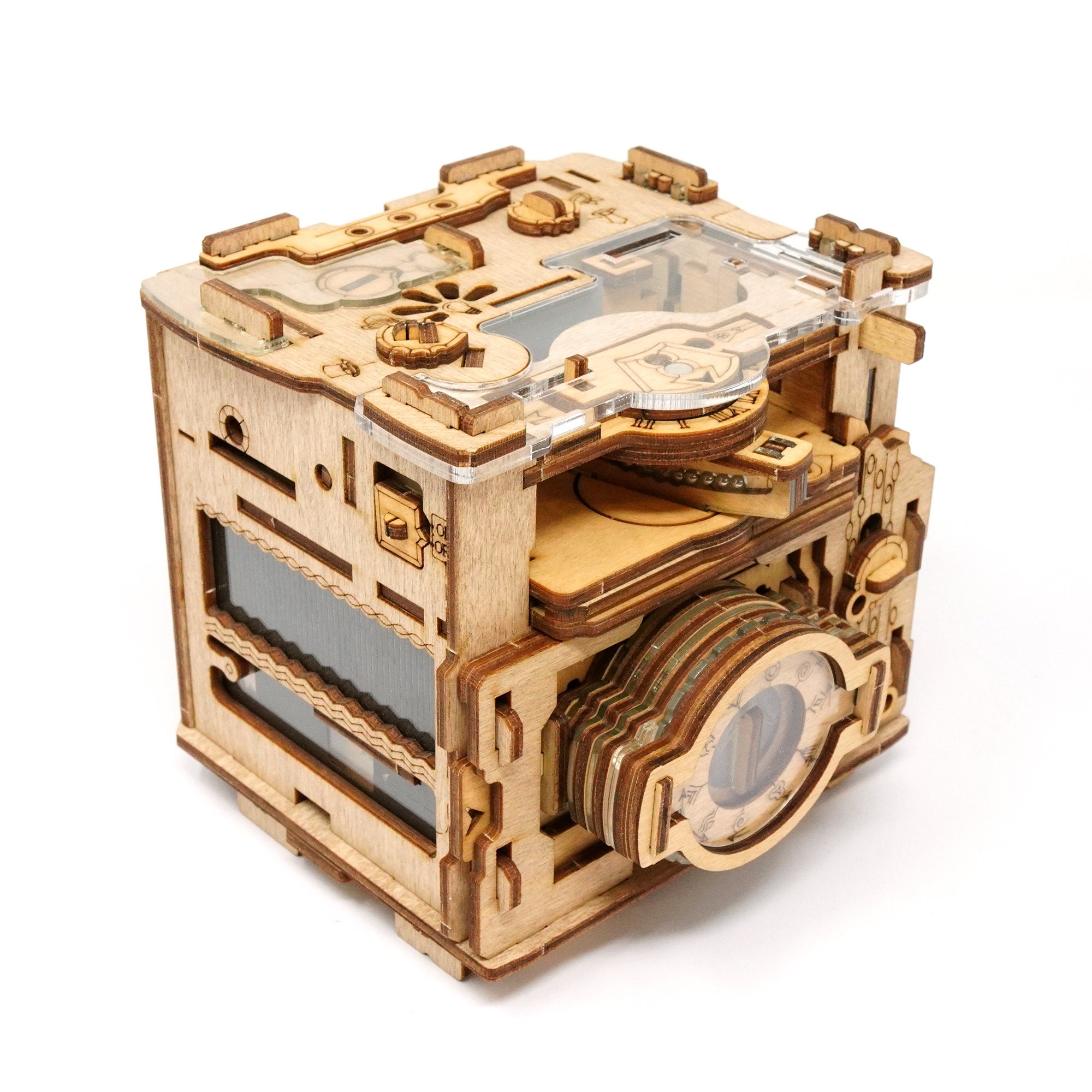 Wooden Camera Box 
