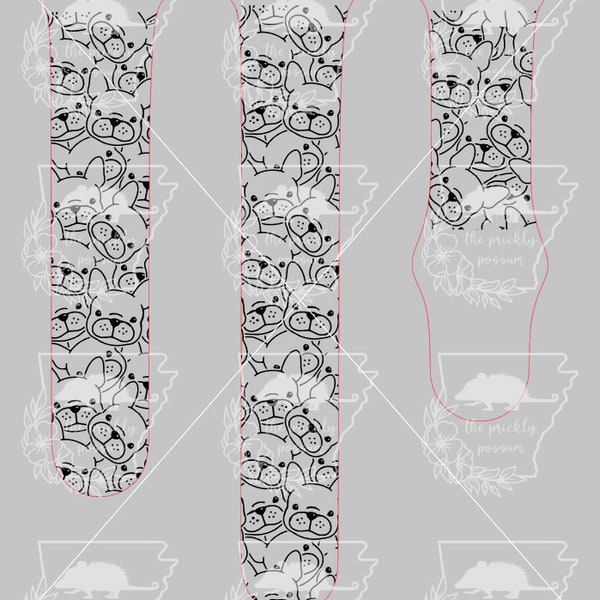 Frenchie Watchband SVG File