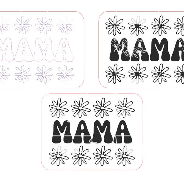 MAMA Hat Patch SVG