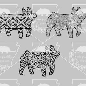 Show Pig SVG Set