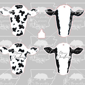 Cow Ornament SVG