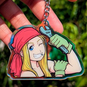 Winry the Riveter | Keychain Acrylic Charm |