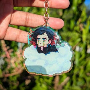 Sleepy Demon Chibi | Keychain Acrylic Charm