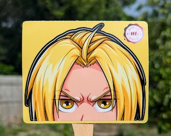 Fullmetal Alchemist Sticker, Durable Glossy Anime Decal