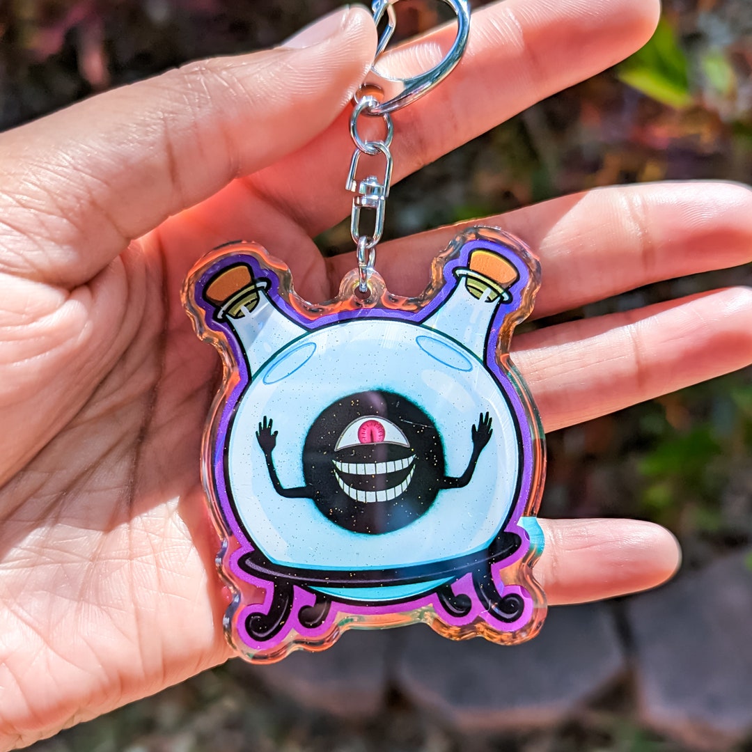 Homunculi in the Flasks Keychain Acrylic Charm Etsy