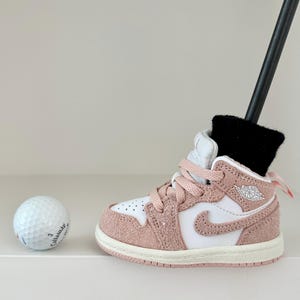 Golf Putter Headcover (Textured Pink Sail) - Custom Jordan Sneaker