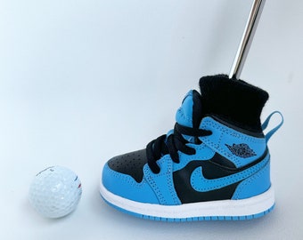 Golf Putter Headcover (University Blue Black) - Custom Jordan Sneaker