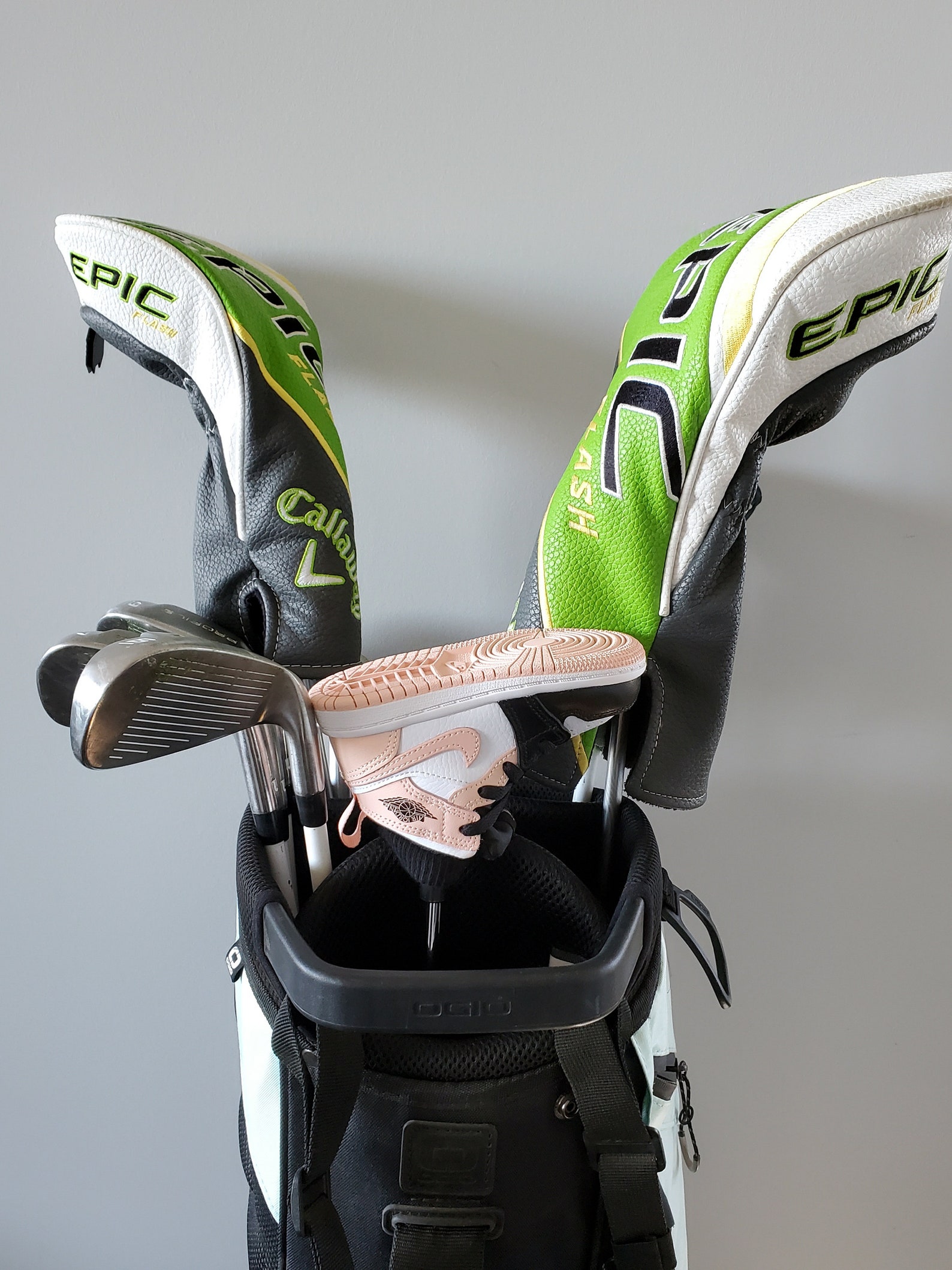 Golf Putter Headcover Peach Black Sneaker Jordan Etsy