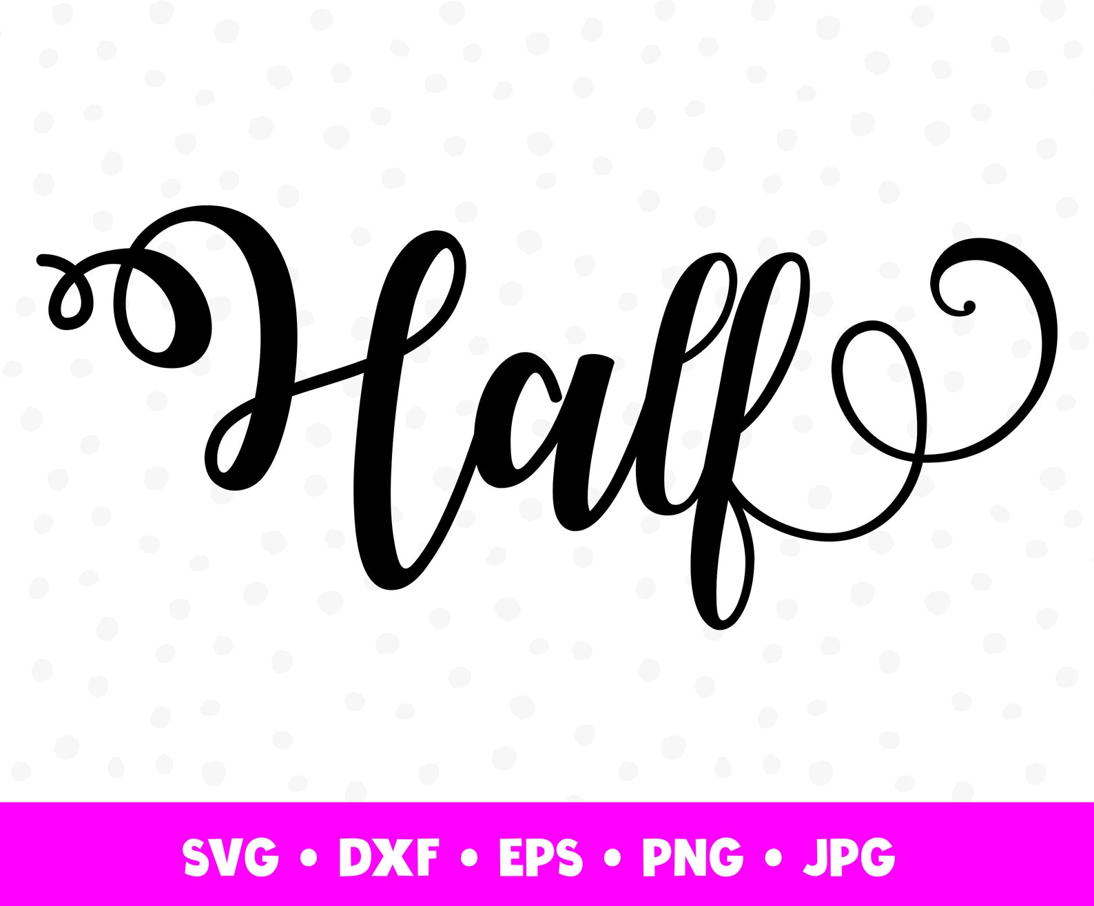 Download Half Svg Cake topper svg 6 Months svg Half Birthday Svg | Etsy