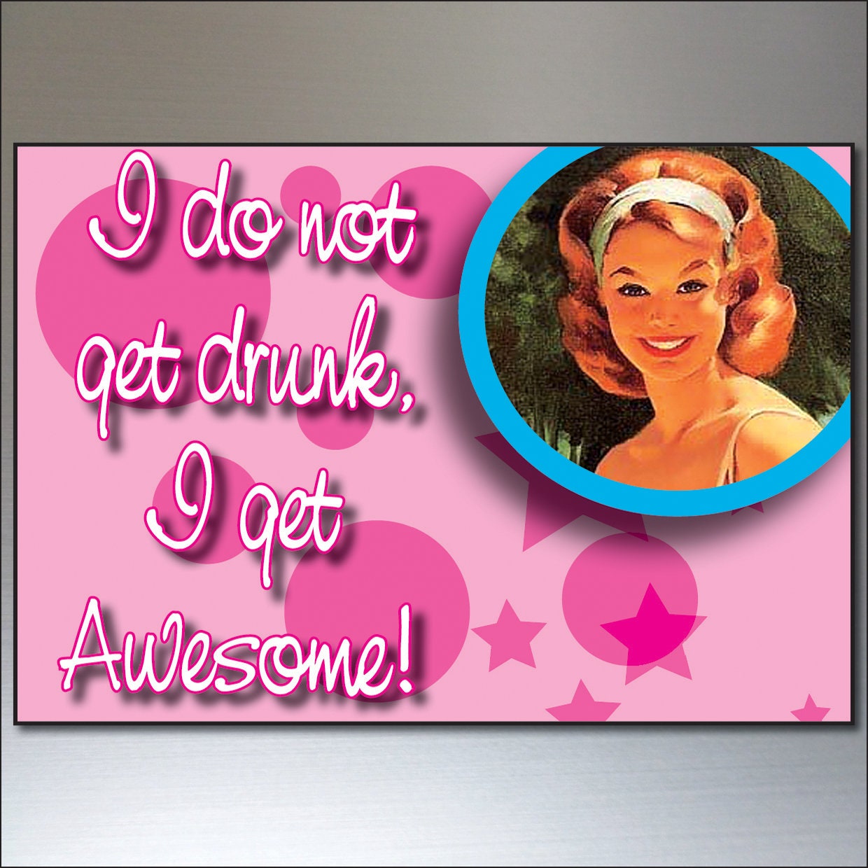 Fridge Inspirational Humorous Funny Quotes Vintage Set 0f 8